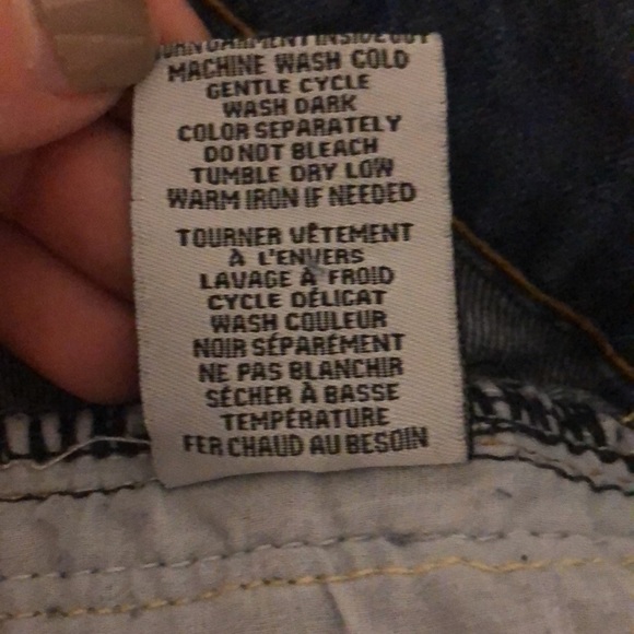 White Crow Denim Shorts with Tribal beading details 26 - Picture 10 of 12